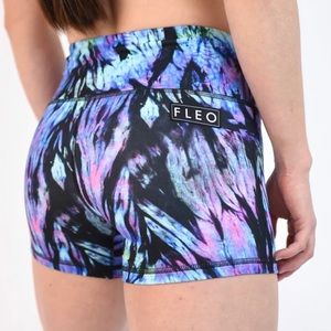 Fleo Shorts- Cool Feather Glow Power High Rise-XL EUC